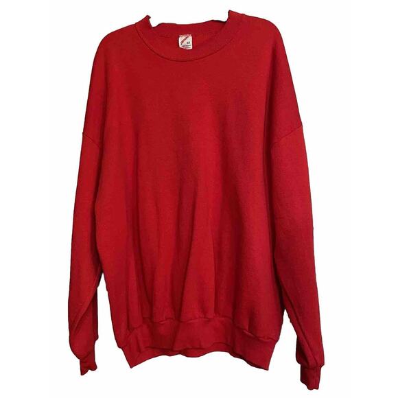 Jerzees Crewneck Sweatshirt Blank Pullover Vintage USA Made Mens 3XL - Picture 1 of 7